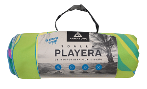 Toalla de microfibra playera - diseño Tropical