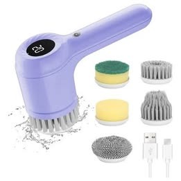 CEPILLO ELÉCTRICO PARA LIMPIEZA  5 en 1