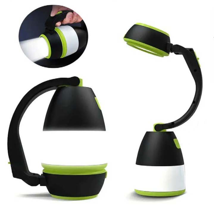 Linterna y lampara diseño 3 en 1 recargable, ebasix