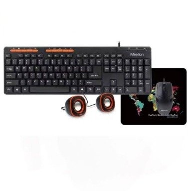 Combo 3 en 1 — Teclado,Mouse y Altavoces (Gratis Mouse Pad)