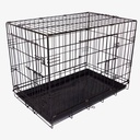 JAULA METÁLICA PLEGABLE PARA MASCOTAS PERRO