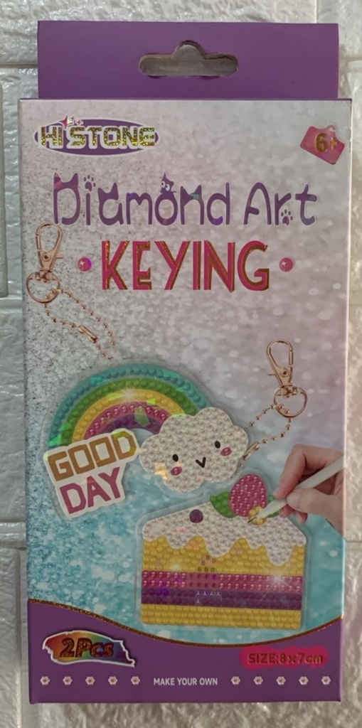 PORTARETRATO DE PINTURA CON DIAMANTES 8x7 cm