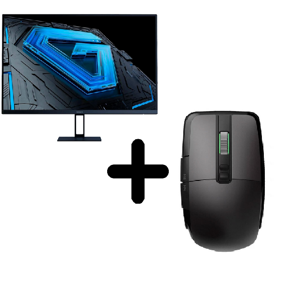 Monitor Mi G27i + mouse gaming xiaomi MADE FOR LOVE