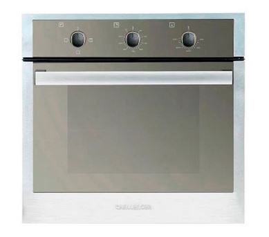 Horno Eléctrico Challenger Doble Vidrio De Seguridad Color Gris