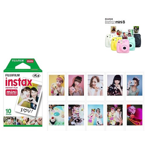 [papel-foto] Fujifilm Papel Foto 10 Unidades Para Instax Mini
