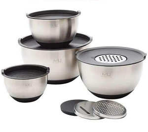 [usa_cuisinartbowls] Set de 4 bowls con tapa y rayador