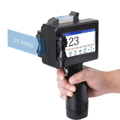 [Impresora Portatil con Pantalla Inkjet Codificadora Etiquetado 25.4mm] Impresora Portatil con Pantalla Inkjet Codificadora Etiquetado 25.4mm