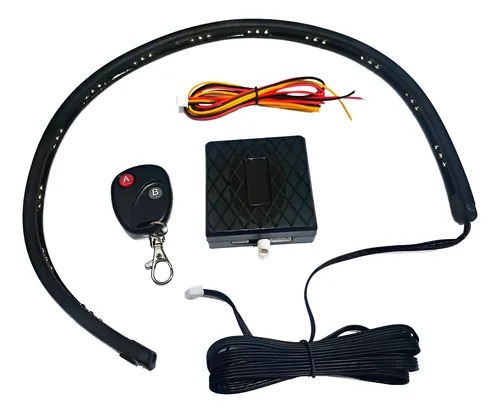 [HEAC0224] Set de luz led 4LEVLOC 90cm led azul rojo verde control remoto