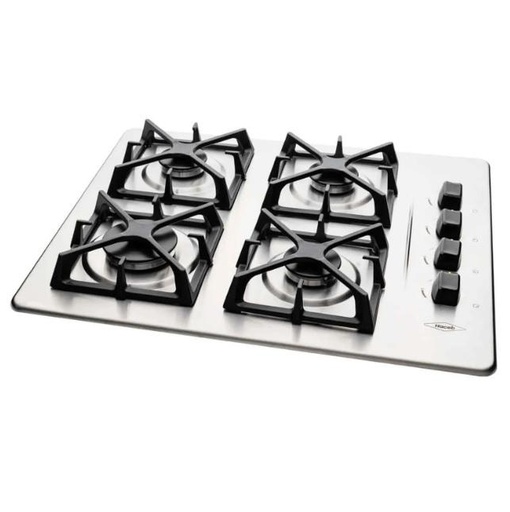 [HA-EN-PFC-CG-60 INOX MLGP] Encimera 4Q. A Gas Acero Inox. Pfc-Cg 60Inox Ml Gp